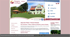 Desktop Screenshot of penzionfantazie.cz